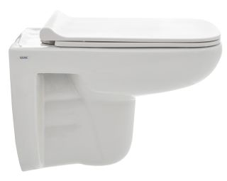 Подвесной унитаз AQUAme AQM2007 с крышкой-сиденьем белый глянцевый